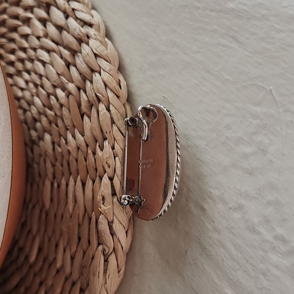 Stunning Vintage Native American Zuni Pendant/Pin By Sam Piaso 🤍🎁❤️ - Picture 5 of 11